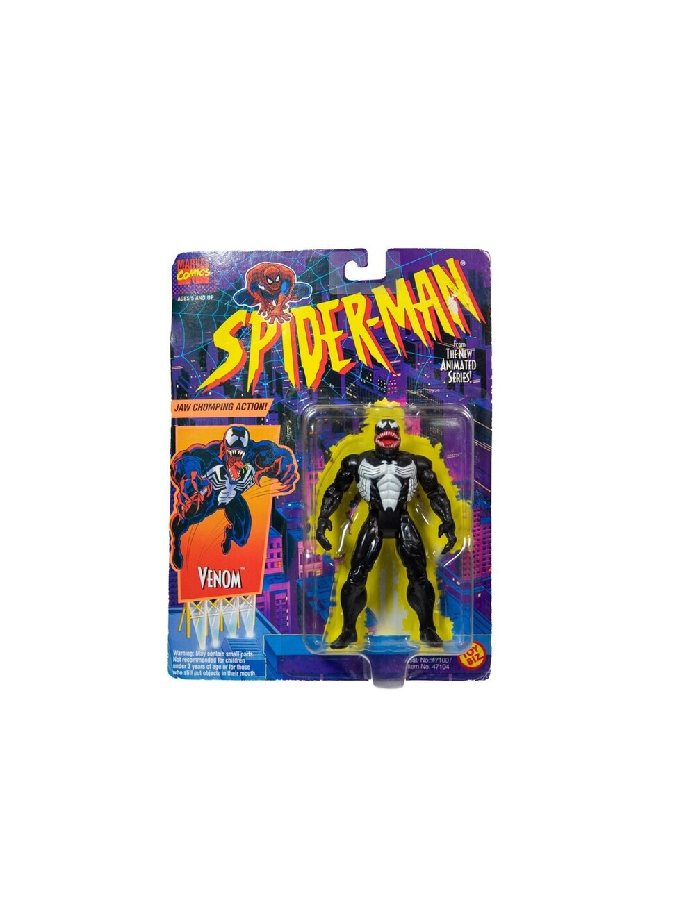 Marvel Comics Spider-Man The Animated Series ToyBiz Venom 1994 SEALED NEW